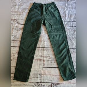 Vintage GUESS Georges Marciano 43050A Green Jeans USA Women’s 28